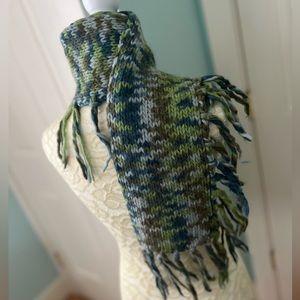 Blue green scarf by Reaction Kenneth Cole